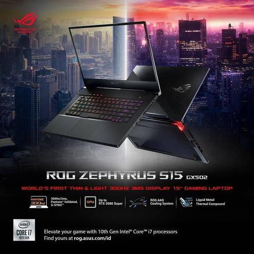 Foto Produk ASUS ROG ZEPHYRUS S15 GX502LXS-I78SD8T dari ITGARAGEID