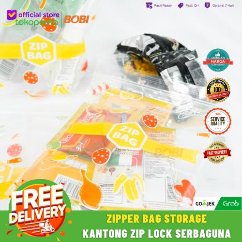 Foto Produk Zipper Bag - Kantong Zip Lock Waterproof / ZIPPER STORAGE BAG dari AbadinternasionalTrading