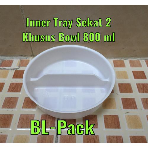 Foto Produk paper bowl inner tray sekat 2 dari BL-Pack