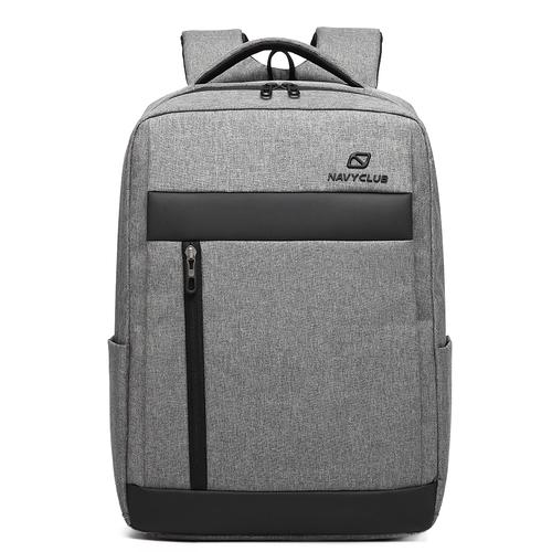 Foto Produk Navy Club Tas Ransel Laptop Tas Pria Tas Wanita- FJCJ- 14inch - Abu-abu dari Navy Club Official Store