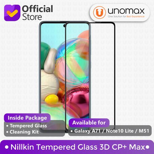 Foto Produk Tempered Glass Galaxy A71 / Note 10 Lite / M51 Nillkin 3D CP+ Max - Hitam dari unomax