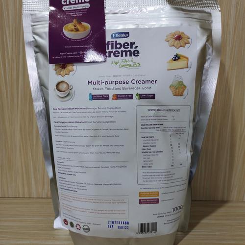 Foto Produk Fiber creme kemasan 1 kg (pengganti santan dan susu) dari Lady Shirt