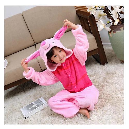 Foto Produk BAJU ONESIE KOSTUM PIGLET WINNIE THE POOH PIG BABI PIYAMA TIDUR ANAK - 110CM ANAK dari Republik Boneka