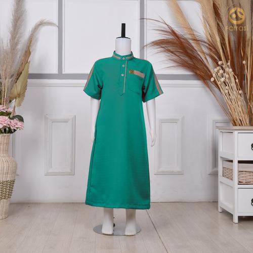 Foto Produk Jubah Anak Usia 2-14 tahun / Baju Muslim Anak Farrasi - Toska, 2 dari tokomuslim.co.id