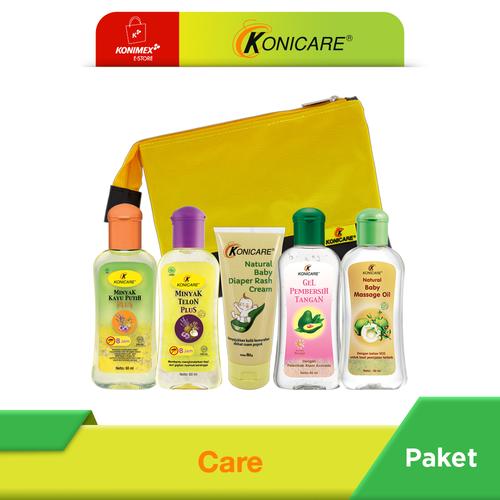 Foto Produk Konicare Minyak Telon Plus Anti Nyamuk Paket Care + Pouch dari Konimex Store