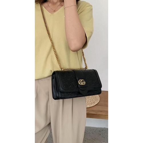 Foto Produk TAS WANITA IMPORT/TAS SELEMPANG GUCCI CANTIK - Hitam dari 4acc
