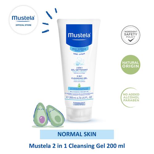 Foto Produk Mustela bebe 2 in 1 Cleansing gel 200 ml dari Mustela Indonesia