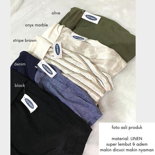 Jual Old Navy LINEN Fold-Over Shorts 