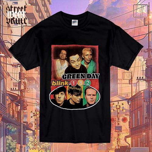 KAOS VINTAGE BAND GREEN DAY \u0026 BLINK 182 