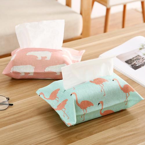 Foto Produk Kantong Kain Tissue / tempat tisu / tempat penyimpanan tisu - Pink Beruang dari MitraBotol