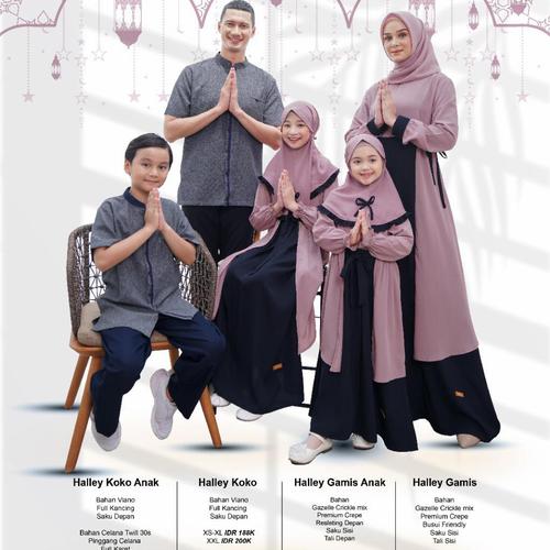 Foto Produk SARIMBIT HALLEY NIBRAS edisi lebaran tahun 2021 - Lilac, Bpk XS S M L XL dari toko inayya