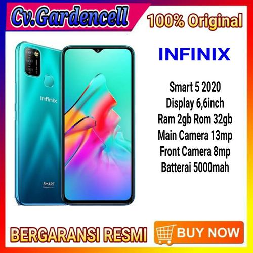 Foto Produk INFINIX SMART 5 RAM 2/32GB GARANSI RESMI - Midnight Black dari Garden Cell Official