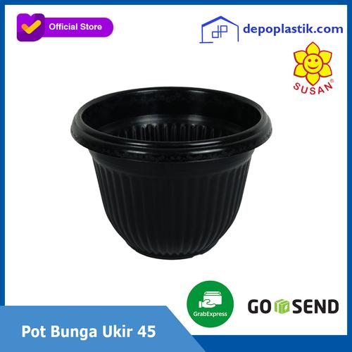Gambar Pot Bunga Ukir 45 / Pot Bunga Besar / Pot Bunga Plastik dari Depo Plastik Indonesia Kota Surabaya Tokopedia