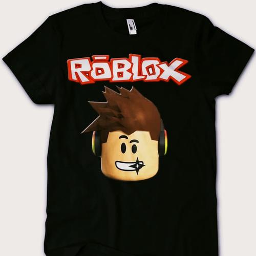Gambar BAJU KAOS ROBLOX MINECRAFT BAJU TSHIRT CARTOON ANAK-ANAK DAN DEWASA - 2/4/6/10, Hitam dari Thesavt mart Jakarta Barat Tokopedia