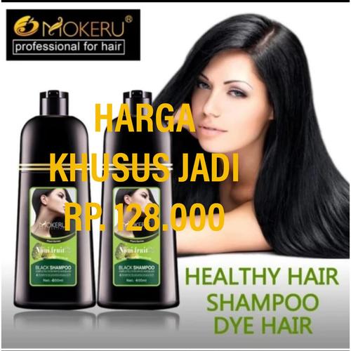 Foto Produk MOKERU SHAMPOO HERBAL BLACK HAIR MAGIC PEWARNA RAMBUT dari Toko Berhan