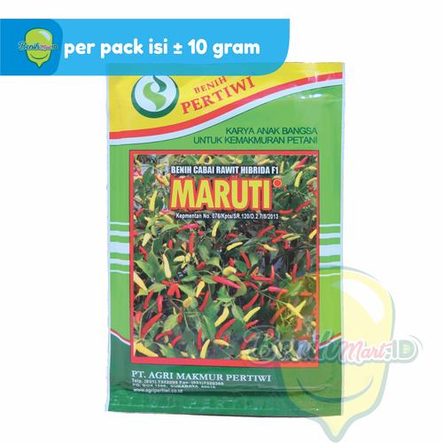 Gambar Benih Cabai Rawit Hibrida F1 MARUTI 10gr dari benihmart.id Kota Surabaya Tokopedia