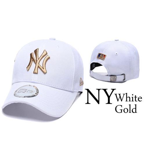 Jual Topi Cap Baseball Import NY Putih 