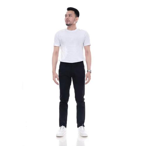 Gambar Celana Kerja Chino Slim Fit Original Malmo Impresif 100% Original - Hitam, 28 dari Toko Malmo Impresif Kota Bandung Tokopedia