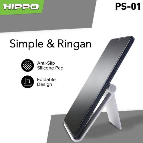 Foto Produk Hippo PS-01 Phone Holder Stand HP Tablet Meja Standing - White dari Hippo Official Store