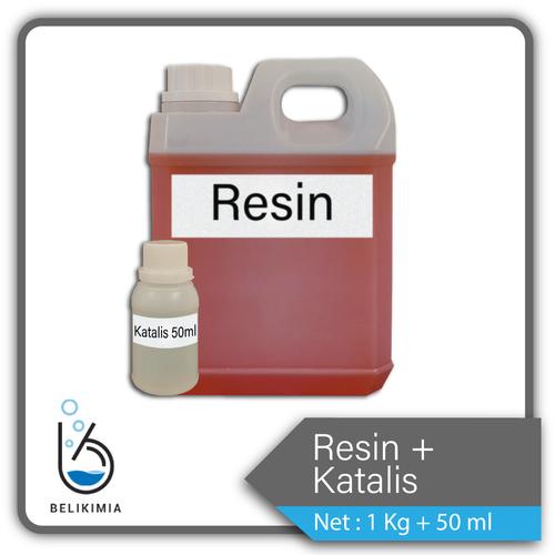 Foto Produk RESIN / UNSATURATED POLYESTER RESIN + KATALIS dari belikimia