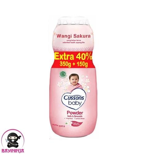 Jual CUSSONS BABY Powder Soft Smooth Milk Rose Oil Pink 350 + 150 g