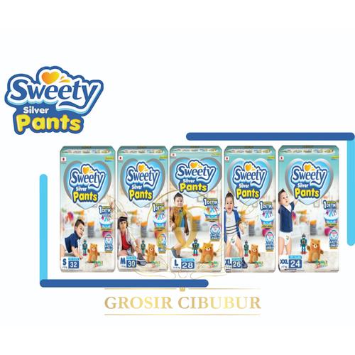 Foto Produk Sweety Silver Pants S32, M34, L28, XL26 - S dari Grosir Cibubur