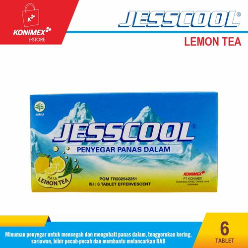 Foto Produk JESSCOOL LEMON TEA Penyegar Panas Dalam Doos isi 6 Beneran Bikin COOL dari Konimex Store