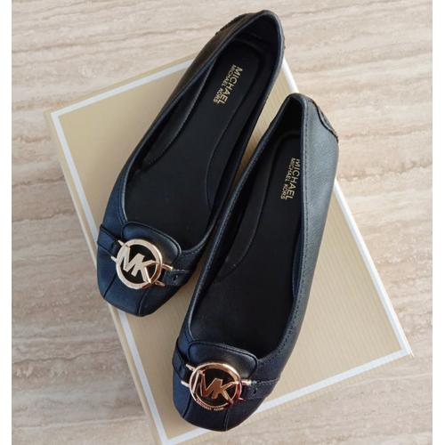 Michael Kors Flat Shoes Black Michael Kors Fulton Black Size 8,5 Di Deux  Authentic Tokopedia