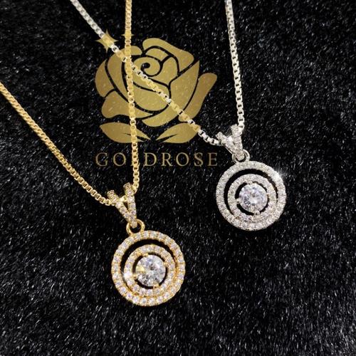 Jual kalung titanium lapis emas 18k 