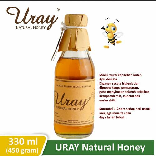 Foto Produk Madu Uray - Natural Honey (330 ml / 450 gram) dari HarvestFarm_Shop