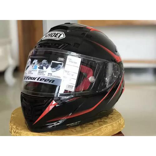 Jual Helm Shoei X14 Black Red Concept 