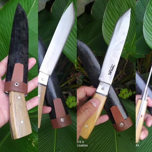 Foto Produk Pisau Sisit Meranjat Baja Gagang Jati dari perkakas pertanian