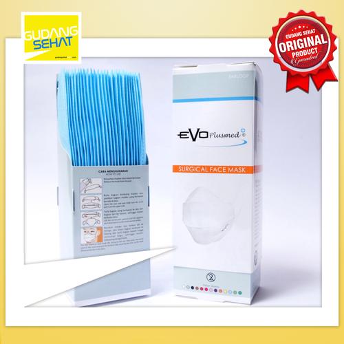 Foto Produk Evoplusmed / Evo Plusmed Surgical Face Mask / Masker Wajah Earloop dari Gudang Sehat Store