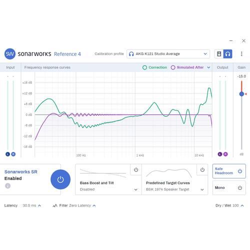 SonarWorks Reference Headphone Plugin | KMR Audio
