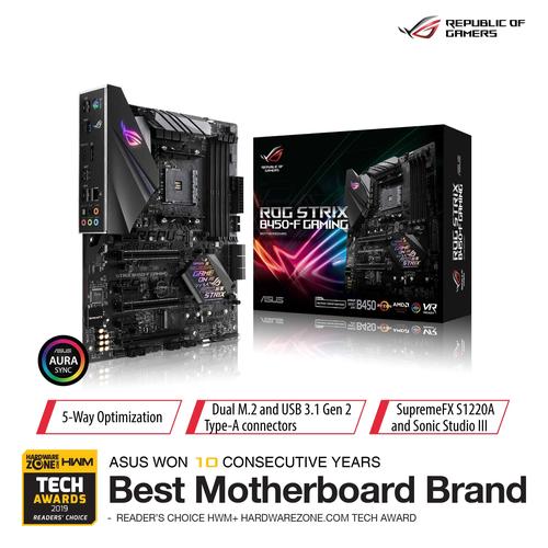 Foto Produk ASUS ROG STRIX B450-F GAMING (Socket AM4) dari toko expert komputer
