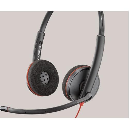 Jual Poly Blackwire C3225 Headset USB A 