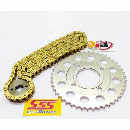 Jual GEAR SET SSS CB150R CBR 150R VERZA MEGAPRO TIGER 428 415