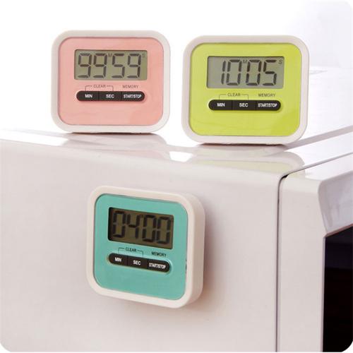 Foto Produk Timer Dapur Digital Masak Countdown Alarm Magnet Standing Gantung - Hitam Putih dari Gadget Therapy