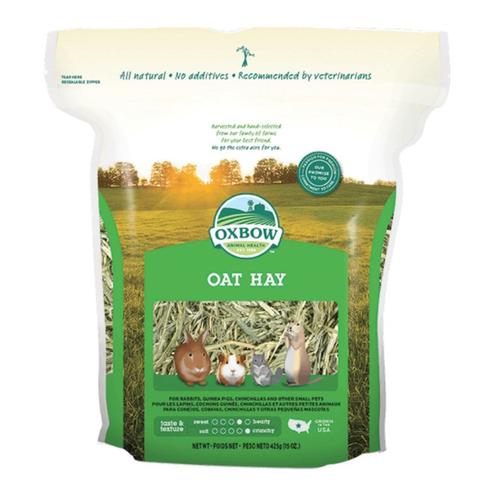 Foto Produk Oxbow Oat Hay 15oz Rumput Kelinci Marmut Hay Chinchilla 425gr 1lb - EXP 2022-10 dari Hime petshop