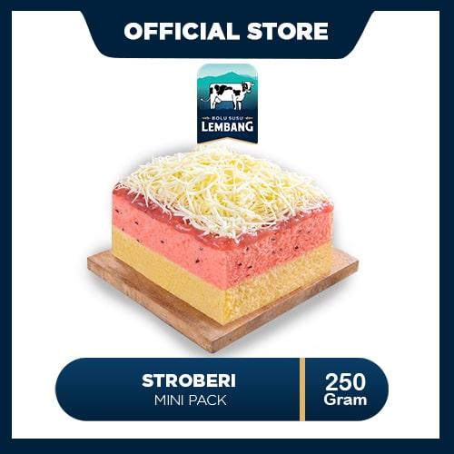 Gambar Bolu Susu Lembang Susu Stroberi - Mini Pack (250gr) dari Bolu Susu Lembang Official Kota Bandung Tokopedia