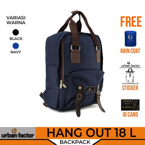 Foto Produk Tas Ransel Punggung Laptop Pria Wanita Urban Factor Hangout Kanvas - Biru dari URBAN FACTOR