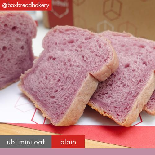 Foto Produk Roti Ubi Ungu Purple Sweet Potato - BoxBread Miniloaf - plain dari BoxBread Bakery