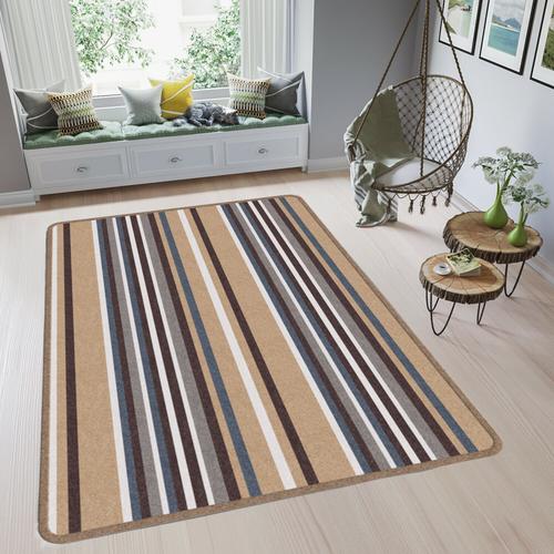 Foto Produk ARTSY Karpet Skyline Motif Garis Anti Slip - 100 x 150 cm - Beige dari ARTSY OFFICIAL STORE