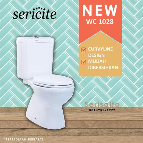 Foto Produk Kloset Sericite 1028 Tutup Pelan / Soft Closing Monoblock dari serisaito