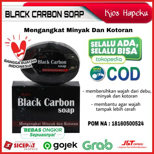 Foto Produk Black Carbon Soap/Sabun Batang BPOM Anti Minyak Dan Kotoran dari kios hapeku
