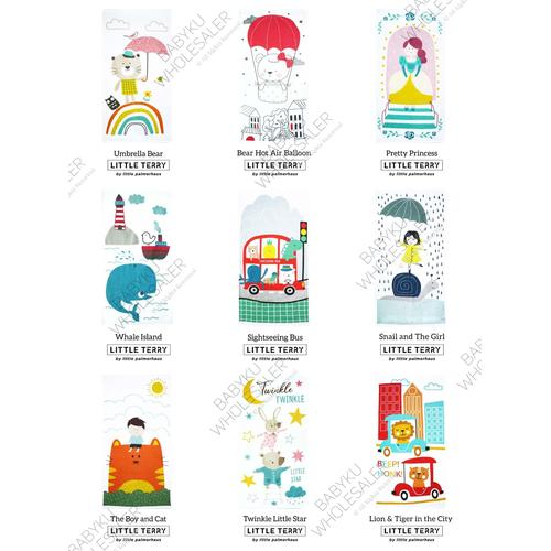 Foto Produk handuk bayi anak microfiber extra soft little terry by little palmer dari BABYKU WHOLESALER