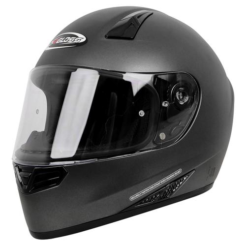 Foto Produk Helm Cargloss Full Face Original CK CR - Gun Metal SG - XL dari Helm Cargloss