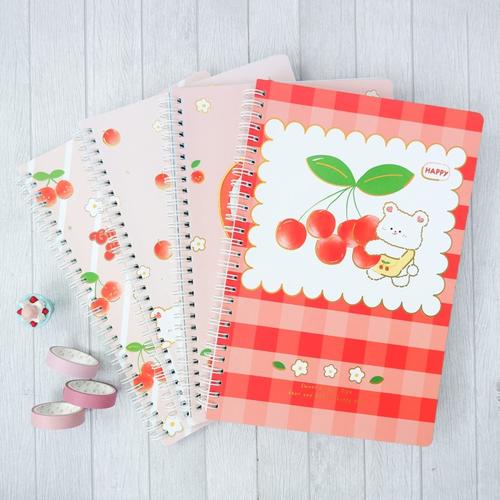 Foto Produk Cherry Baby Spiral Ruled Notebook B5 dari Pinkabulous