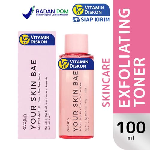 Foto Produk Avoskin TONER SALICYLIC ACID 1% + ZINC + TEA TREE WATER 100 ML dari Vitamindiskon