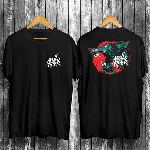Foto Produk Kaos Pria Distro Apollo Viper OP115 Fashion Pria Baju Pria - Hitam, L dari MYPCollection